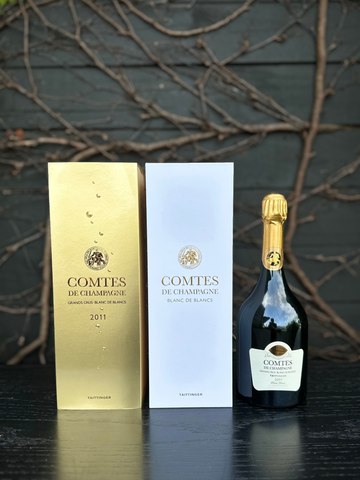 Taittinger Comtes Blanc Champagne-Local NZ Florist -The Wild Rose | Nationwide delivery, Free for orders over $100 | Flower Delivery Auckland
