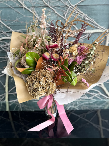 Dried Paddock To Posie-Local NZ Florist -The Wild Rose | Nationwide delivery, Free for orders over $100 | Flower Delivery Auckland