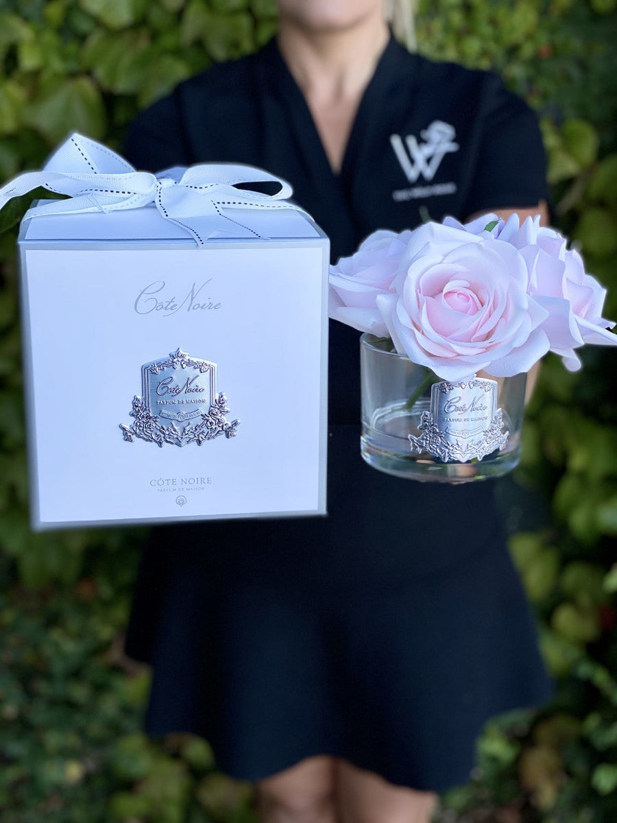 Côte Noire Perfumed Natural Touch Five Roses French Pink-Local NZ Florist -The Wild Rose | Nationwide delivery, Free for orders over $100 | Flower Delivery Auckland