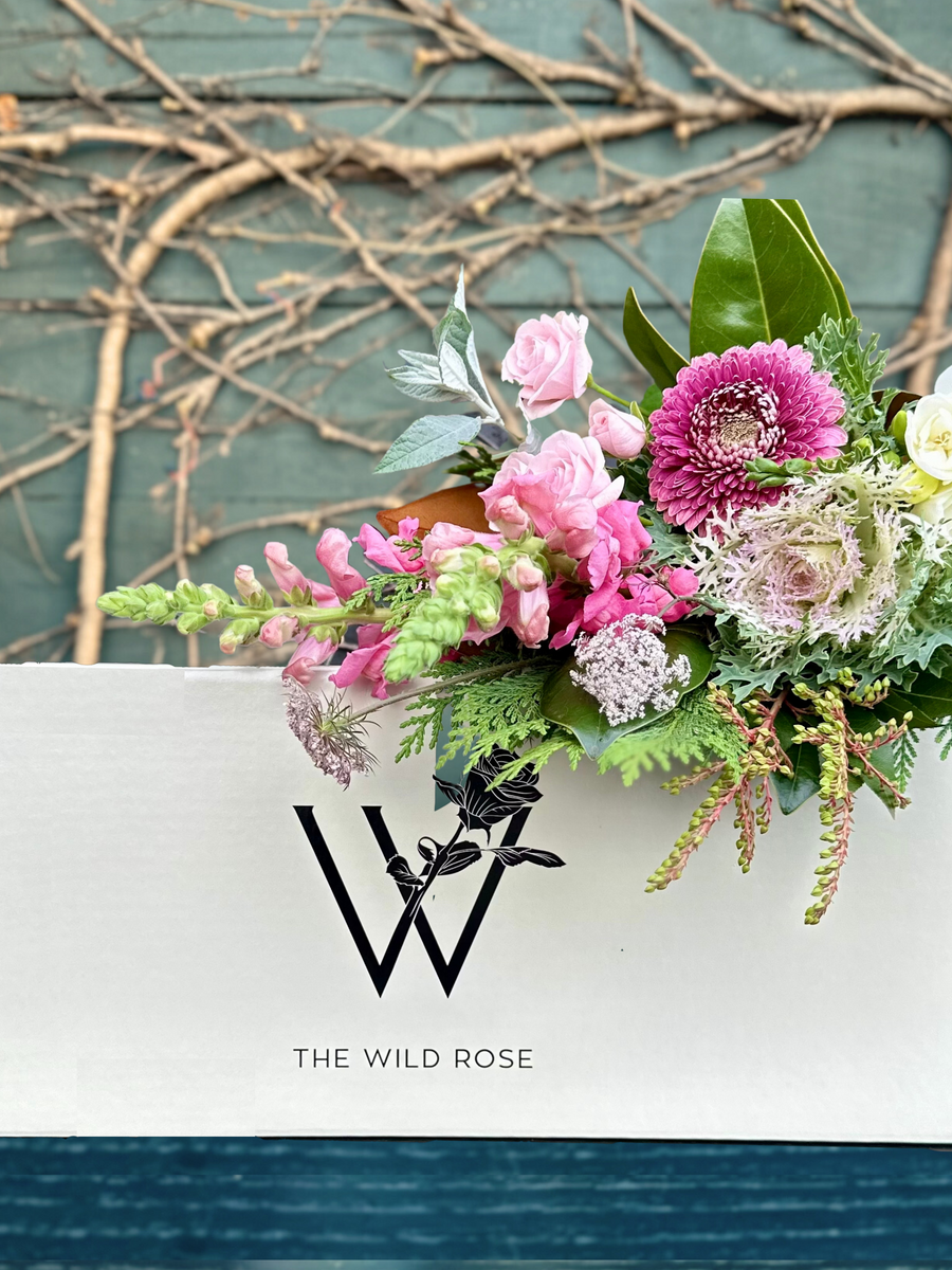 Build your own Flower Gift Box-Local NZ Florist -The Wild Rose | Nationwide delivery, Free for orders over $100 | Flower Delivery Auckland