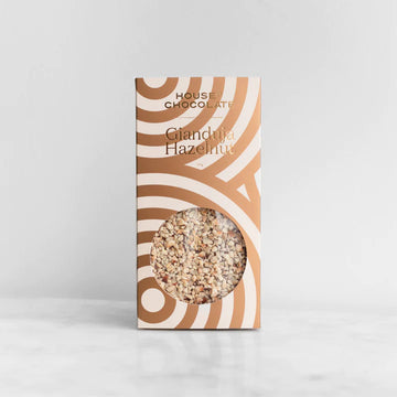 House of Chocolate - Gianduja Roasted Hazelnut Milk Chocolate Bar-Local NZ Florist -The Wild Rose | Nationwide delivery, Free for orders over $100 | Flower Delivery Auckland