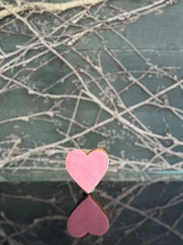 Pink Heart Cookie-Local NZ Florist -The Wild Rose | Nationwide delivery, Free for orders over $100 | Flower Delivery Auckland