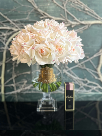 Cote Noire - Versailles Blush Gold Badge-Local NZ Florist -The Wild Rose | Nationwide delivery, Free for orders over $100 | Flower Delivery Auckland