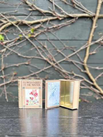 Flower Fairy Book Shaped Tin-Local NZ Florist -The Wild Rose | Nationwide delivery, Free for orders over $100 | Flower Delivery Auckland
