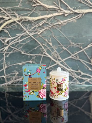 Glasshouse Enchanted Garden Candle 380g-Local NZ Florist -The Wild Rose | Nationwide delivery, Free for orders over $100 | Flower Delivery Auckland