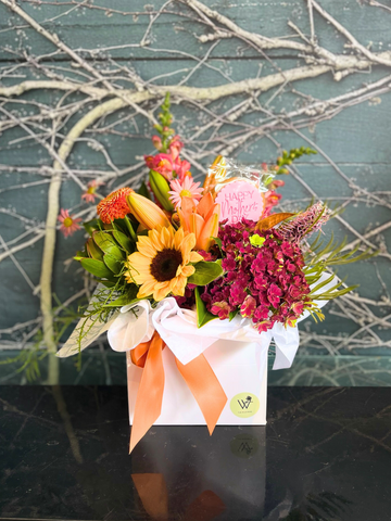 Mother’s Day Joyful Blossoms (Free Cookie)-Local NZ Florist -The Wild Rose | Nationwide delivery, Free for orders over $100 | Flower Delivery Auckland
