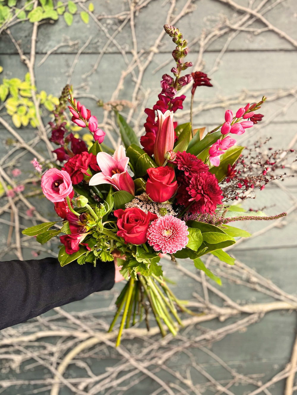 Lush Pinks - Managers Favourite | Get our Lush Pinks bouquet or any of our other bouquets, dried flowers, flower gift boxes delivered 7 days in Auckland. Order by 12pm for same day delivery.