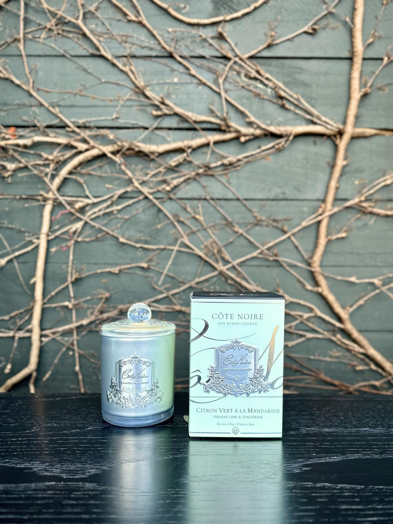 Côte Noire Persian Lime and Tangerine 450g Candle-Local NZ Florist -The Wild Rose | Nationwide delivery, Free for orders over $100 | Flower Delivery Auckland