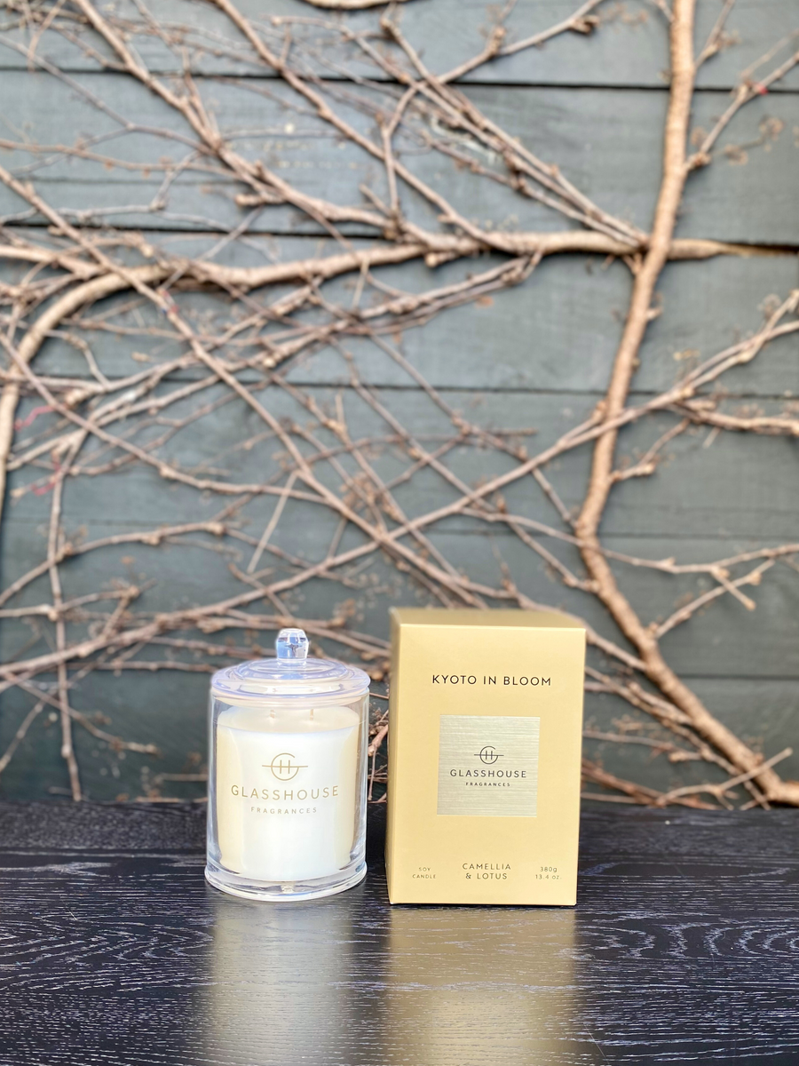 Kyoto in Bloom 380g Candle-Local NZ Florist -The Wild Rose | Nationwide delivery, Free for orders over $100 | Flower Delivery Auckland