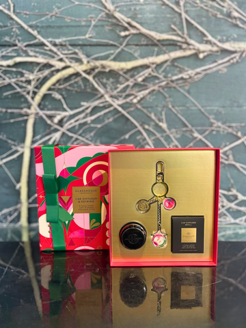 Glasshouse Christmas 2024 - Car Diffuser Gift Set-Local NZ Florist -The Wild Rose | Nationwide delivery, Free for orders over $100 | Flower Delivery Auckland