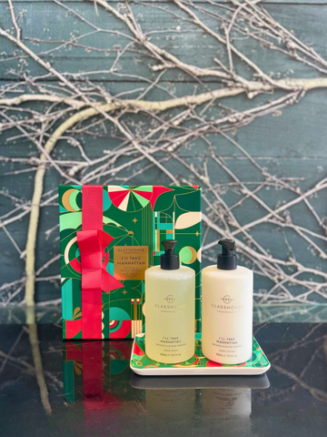 Glasshouse Christmas 2024 - Ill Take Manhattan Hand Care Duo-Local NZ Florist -The Wild Rose | Nationwide delivery, Free for orders over $100 | Flower Delivery Auckland