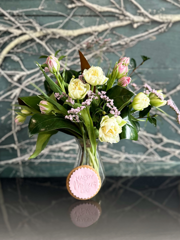 Tulip Enchantment Bouquet With Free Cookie-Local NZ Florist -The Wild Rose | Nationwide delivery, Free for orders over $100 | Flower Delivery Auckland