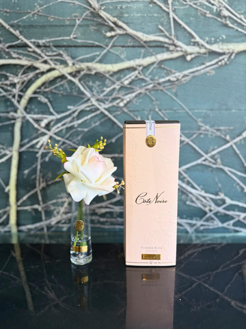 Côte Noire Summer Rose - Pink Blush Gold Badge-Local NZ Florist -The Wild Rose | Nationwide delivery, Free for orders over $100 | Flower Delivery Auckland