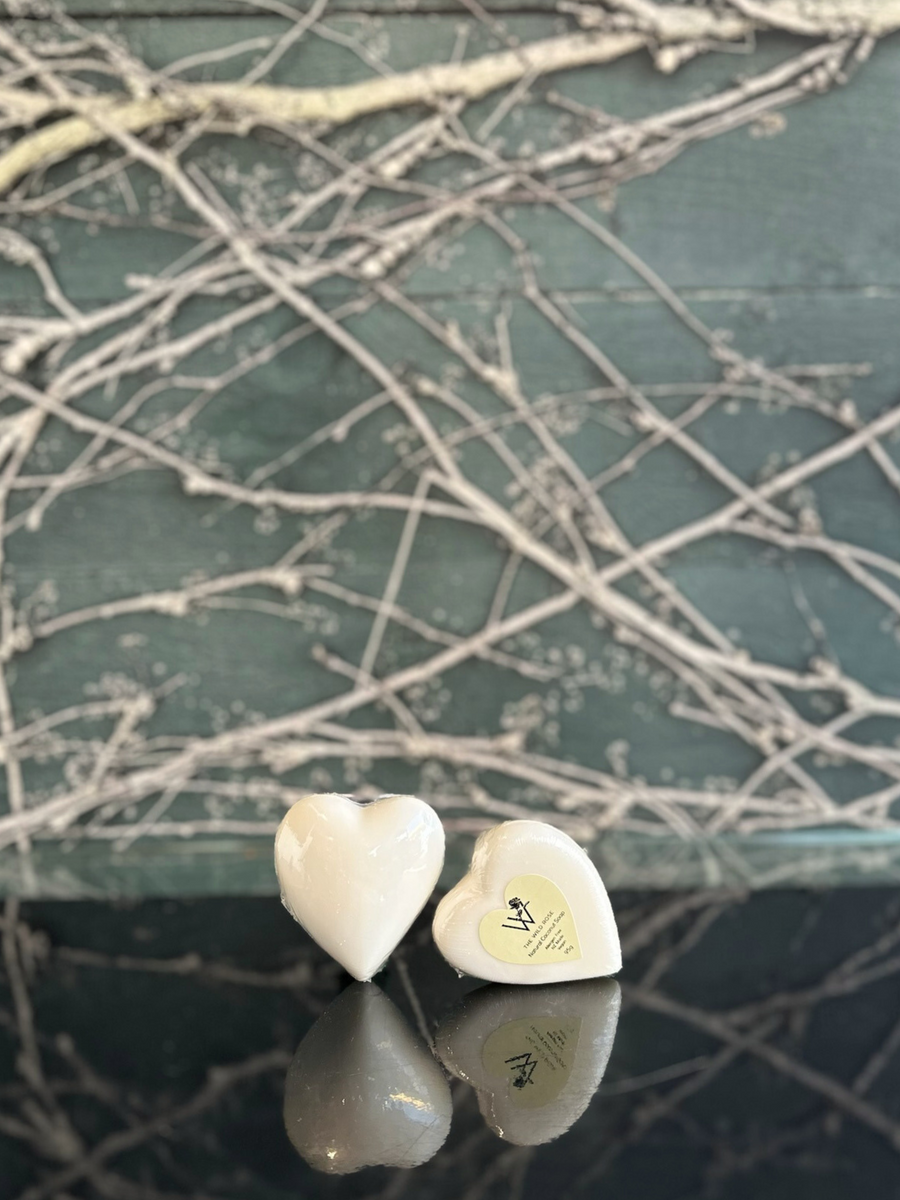 Coconut White Heart Soap-Local NZ Florist -The Wild Rose | Nationwide delivery, Free for orders over $100 | Flower Delivery Auckland