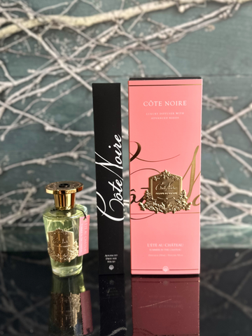 Côte Noire Summer in the Chateau 150ml Diffuser Set Gold-Local NZ Florist -The Wild Rose | Nationwide delivery, Free for orders over $100 | Flower Delivery Auckland