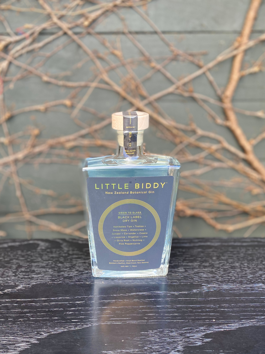 Little Biddy Gin - Black Label 46%-Local NZ Florist -The Wild Rose | Nationwide delivery, Free for orders over $100 | Flower Delivery Auckland