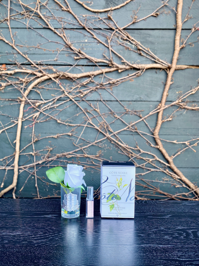 Côte Noire Perfumed Natural Touch Rose Bud Ivory White-Local NZ Florist -The Wild Rose | Nationwide delivery, Free for orders over $100 | Flower Delivery Auckland