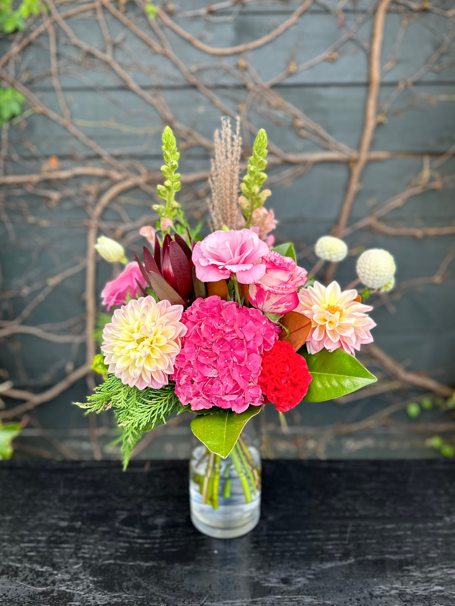 Bright Flower Posie-Local NZ Florist -The Wild Rose | Nationwide delivery, Free for orders over $100 | Flower Delivery Auckland