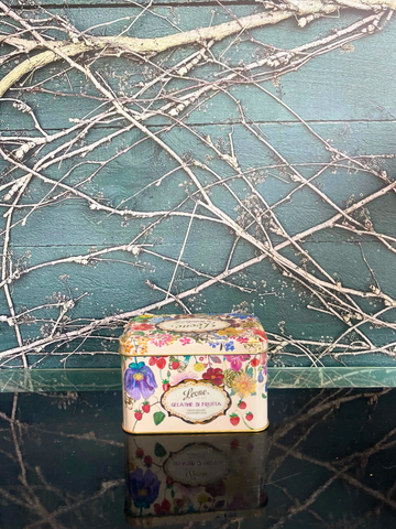 Leone Cubifrutta Floral Tin 200g-Local NZ Florist -The Wild Rose | Nationwide delivery, Free for orders over $100 | Flower Delivery Auckland