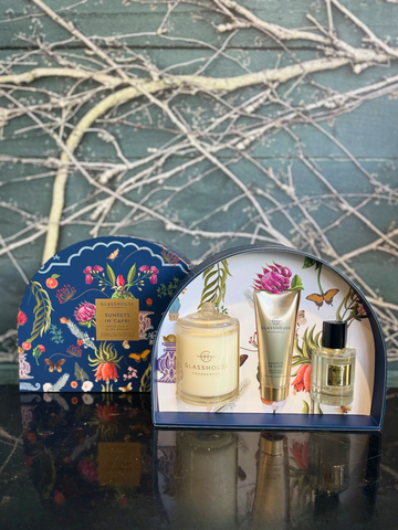 Glasshouse Sunsets in Capri Fragrance Set-Local NZ Florist -The Wild Rose | Nationwide delivery, Free for orders over $100 | Flower Delivery Auckland