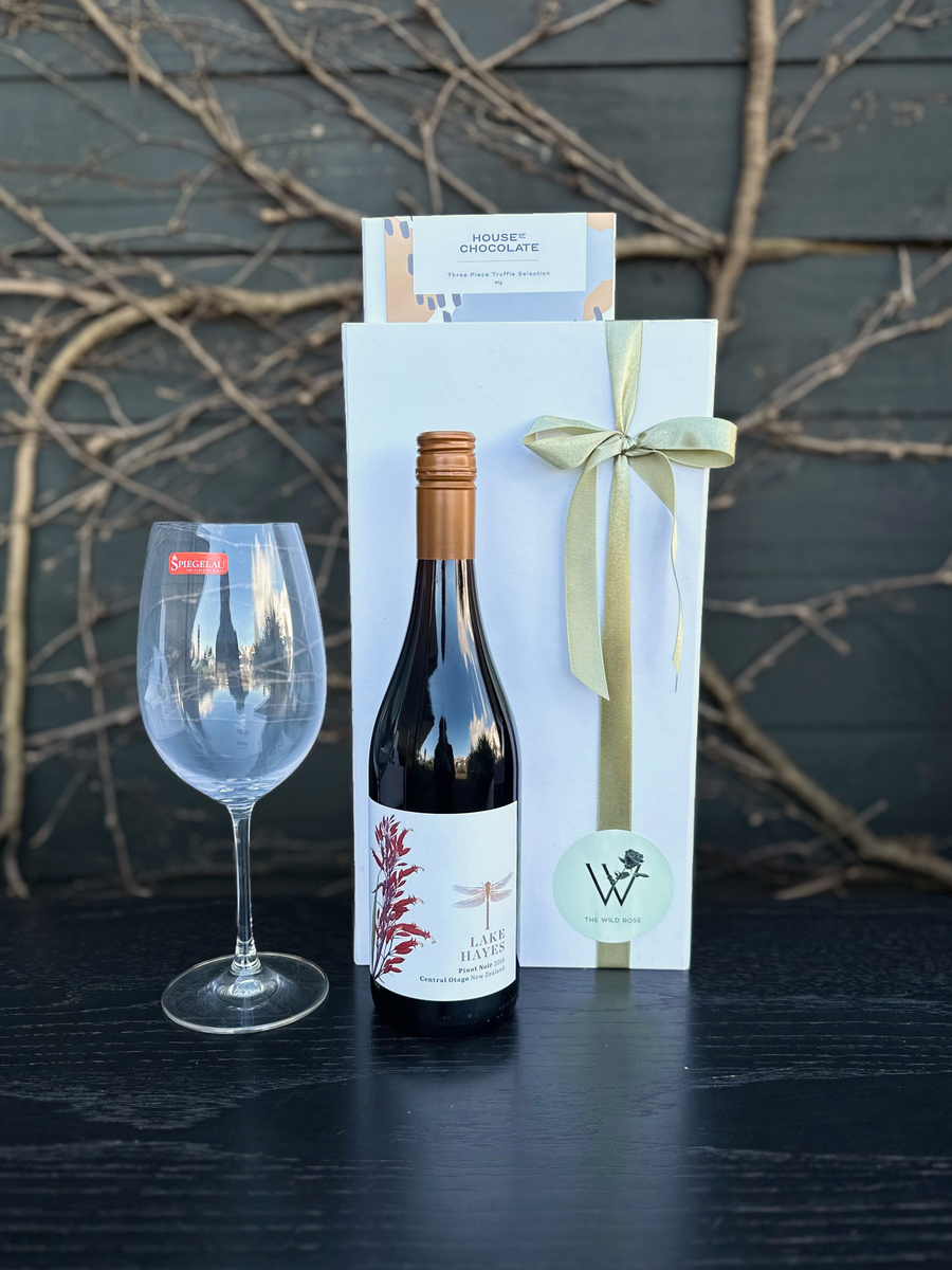 Pinot Noir Wine Hamper: Limited Edition-Local NZ Florist -The Wild Rose | Nationwide delivery, Free for orders over $100 | Flower Delivery Auckland