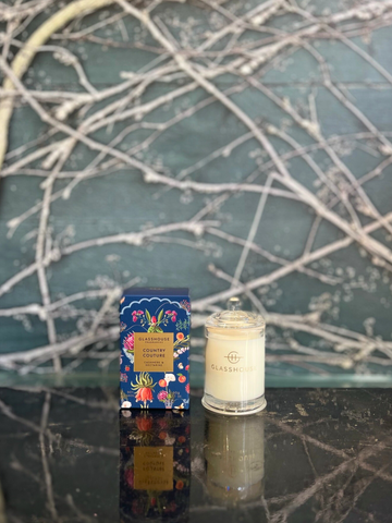 Glasshouse Fragrances Country Couture Candle 60g-Local NZ Florist -The Wild Rose | Nationwide delivery, Free for orders over $100 | Flower Delivery Auckland