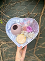 Purple Passion Heart Box-Local NZ Florist -The Wild Rose | Nationwide delivery, Free for orders over $100 | Flower Delivery Auckland