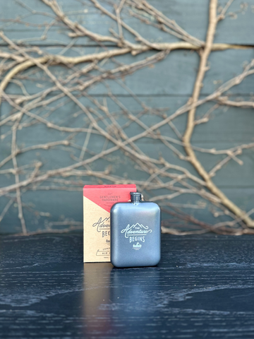 Gentlemans Hip Flask 180ml-Local NZ Florist -The Wild Rose | Nationwide delivery, Free for orders over $100 | Flower Delivery Auckland