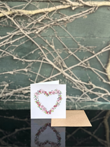 Valentine's Day Card-Local NZ Florist -The Wild Rose | Nationwide delivery, Free for orders over $100 | Flower Delivery Auckland