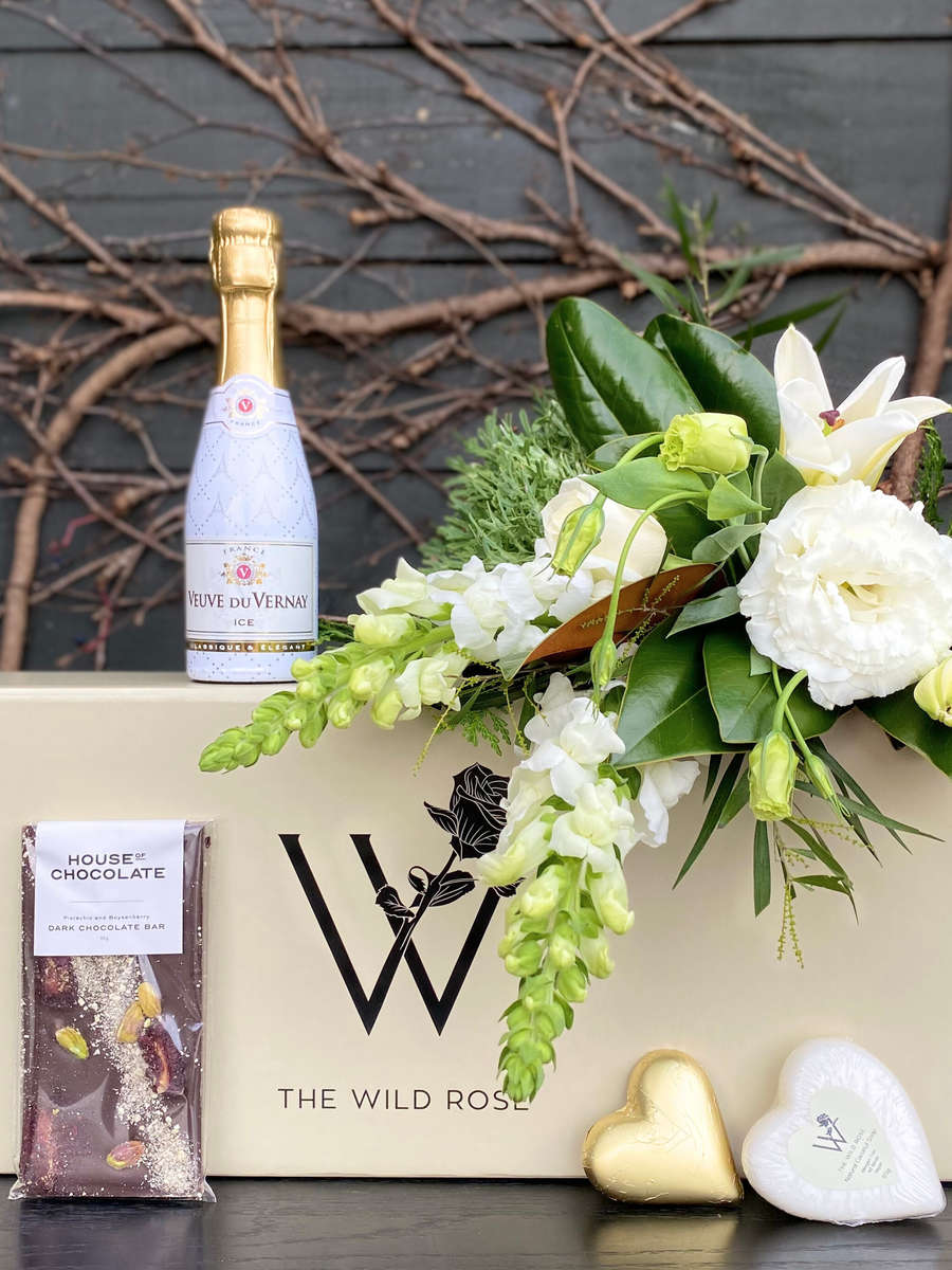 Ultimate Gift Box - White-Local NZ Florist -The Wild Rose | Nationwide delivery, Free for orders over $100 | Flower Delivery Auckland