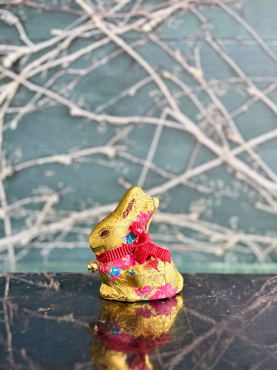 Lindt Gold Bunny Flower Edition 100g-Local NZ Florist -The Wild Rose | Nationwide delivery, Free for orders over $100 | Flower Delivery Auckland