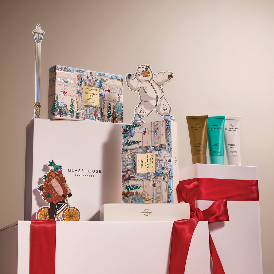 Glasshouse Christmas 2025 Hand Cream Trio-Local NZ Florist -The Wild Rose | Nationwide delivery, Free for orders over $100 | Flower Delivery Auckland