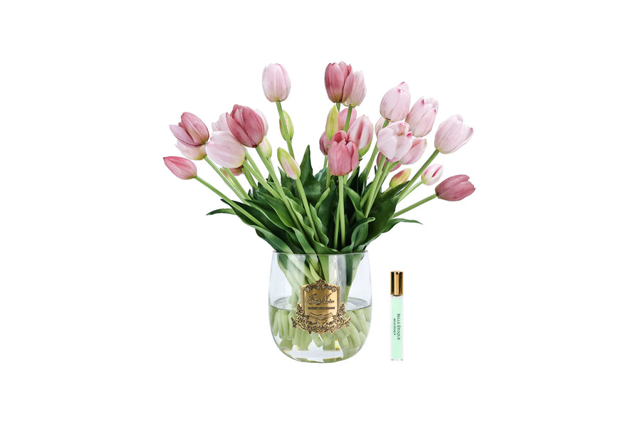 Côte Noire Heritage Pink Tulips-Local NZ Florist -The Wild Rose | Nationwide delivery, Free for orders over $100 | Flower Delivery Auckland