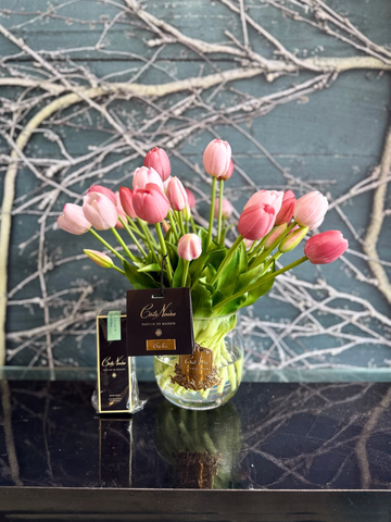 Côte Noire Heritage Pink Tulips-Local NZ Florist -The Wild Rose | Nationwide delivery, Free for orders over $100 | Flower Delivery Auckland
