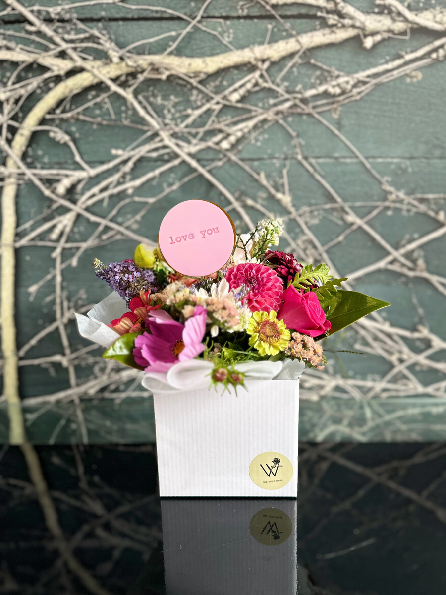 Love you Cookie and Flowers I $64.95 Posie I Flower Delivery