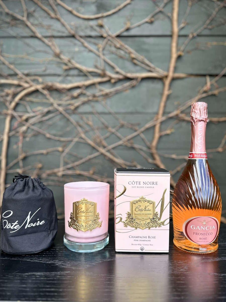 Champagne Rose Gift Bundle-Local NZ Florist -The Wild Rose | Nationwide delivery, Free for orders over $100 | Flower Delivery Auckland