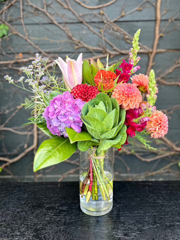 Bright Flower Posie-Local NZ Florist -The Wild Rose | Nationwide delivery, Free for orders over $100 | Flower Delivery Auckland