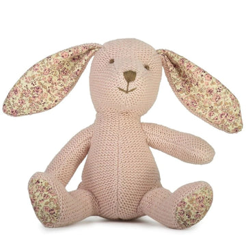 Pink Beatrix Knit Bunny-Local NZ Florist -The Wild Rose | Nationwide delivery, Free for orders over $100 | Flower Delivery Auckland