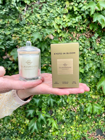 Glasshouse Candle - Kyoto In Bloom 60g-Local NZ Florist -The Wild Rose | Nationwide delivery, Free for orders over $100 | Flower Delivery Auckland