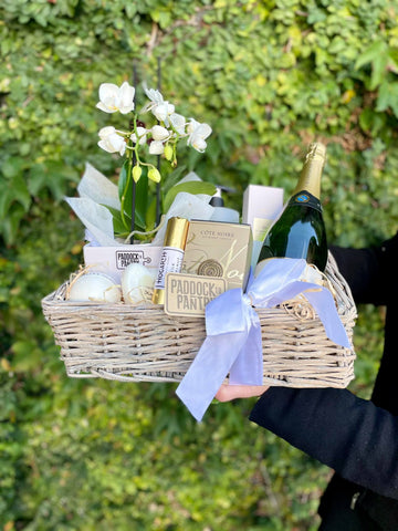 Relax & Unwind Gift Basket-Local NZ Florist -The Wild Rose | Nationwide delivery, Free for orders over $100 | Flower Delivery Auckland