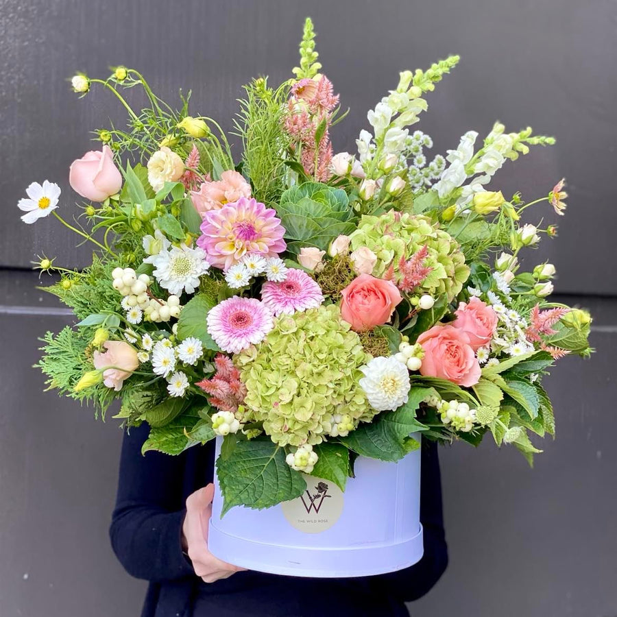 One-Of-A-Kind Hat Boxes-Local NZ Florist -The Wild Rose | Nationwide delivery, Free for orders over $100 | Flower Delivery Auckland
