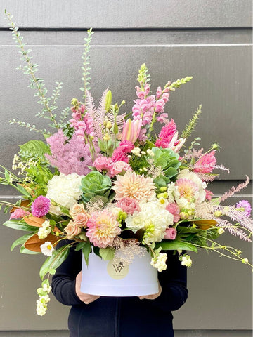 One-Of-A-Kind Hat Boxes-Local NZ Florist -The Wild Rose | Nationwide delivery, Free for orders over $100 | Flower Delivery Auckland