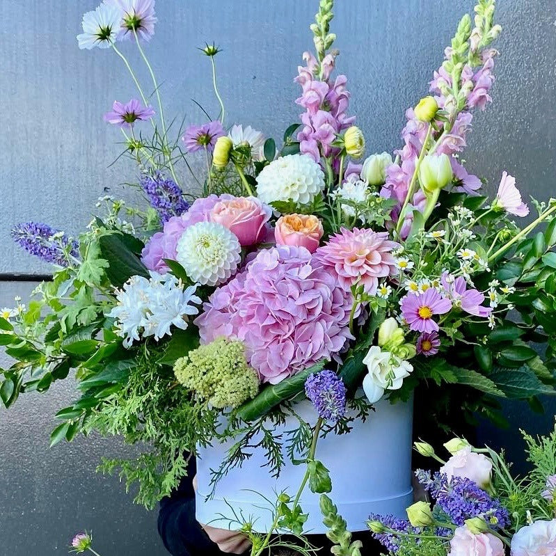 One-Of-A-Kind Hat Boxes-Local NZ Florist -The Wild Rose | Nationwide delivery, Free for orders over $100 | Flower Delivery Auckland