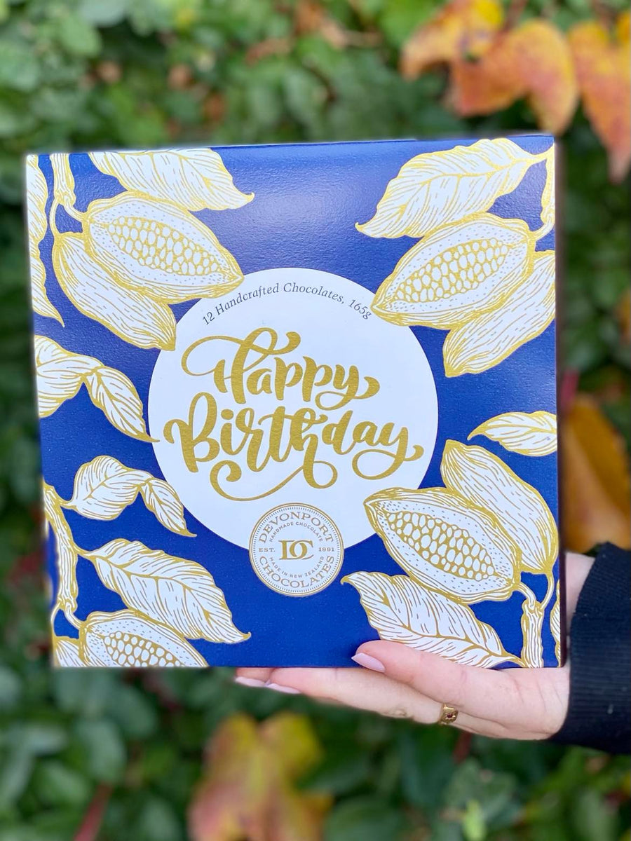 Devonport Chocolates Happy Birthday Selection-Local NZ Florist -The Wild Rose | Nationwide delivery, Free for orders over $100 | Flower Delivery Auckland