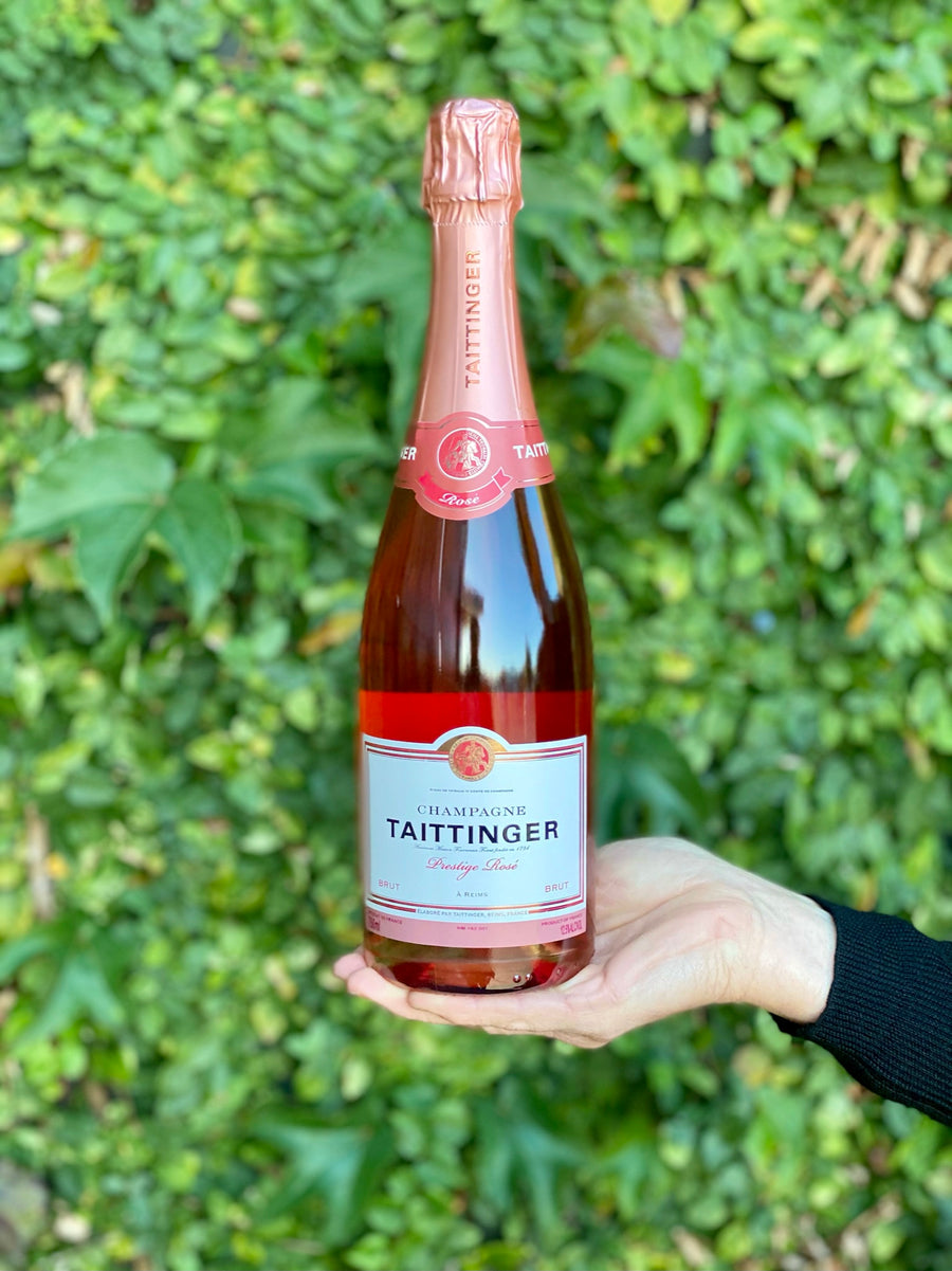 Taittinger Prestige Rose-Local NZ Florist -The Wild Rose | Nationwide delivery, Free for orders over $100 | Flower Delivery Auckland