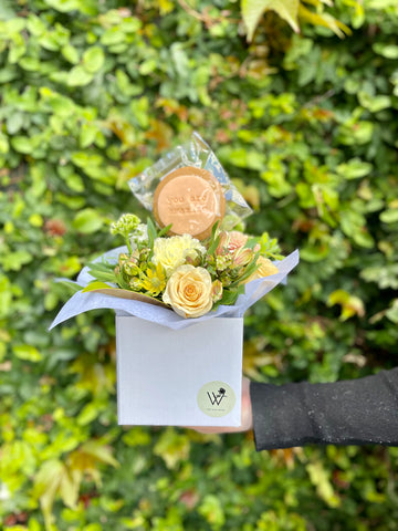 You are Amazing Mini Posies With Cookie-Local NZ Florist -The Wild Rose | Nationwide delivery, Free for orders over $100 | Flower Delivery Auckland