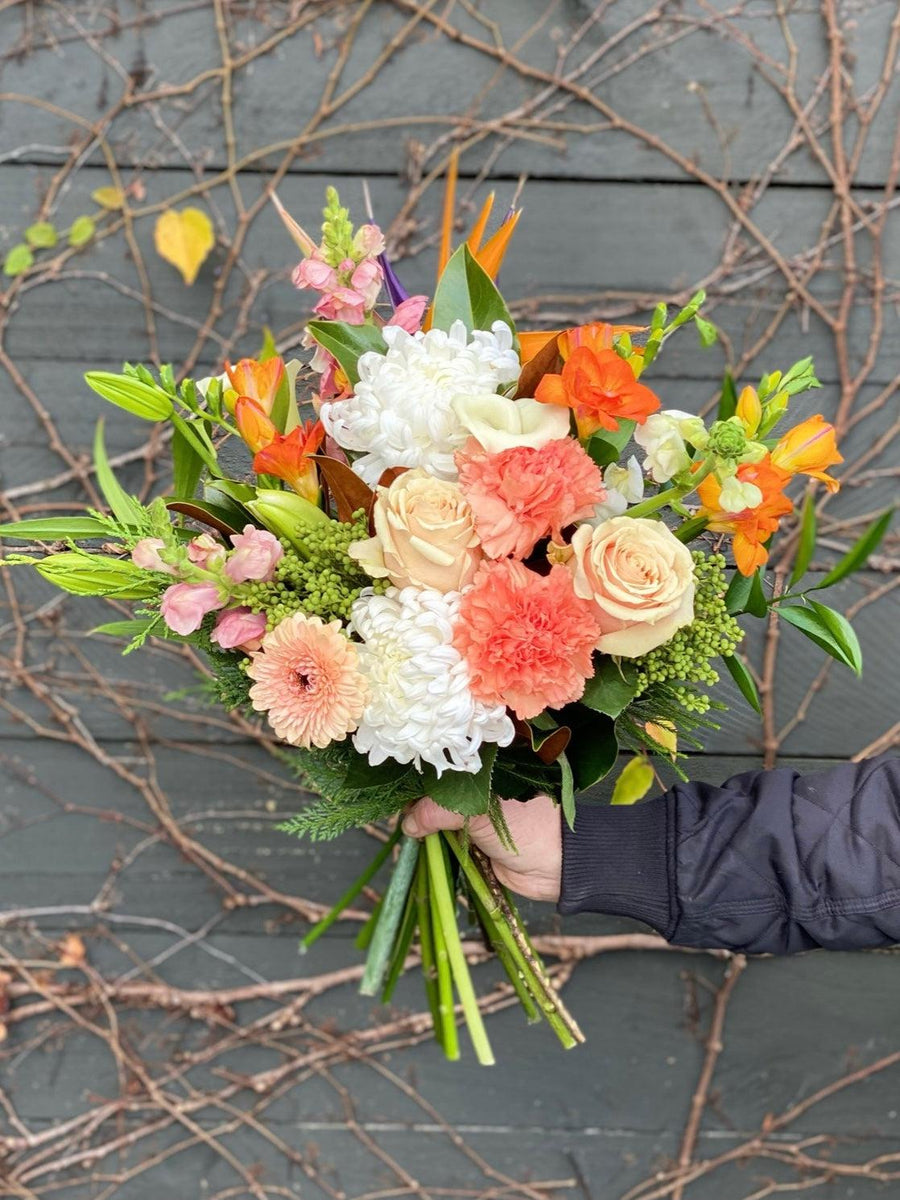 Peaches and Cream - Staff Favourite-Local NZ Florist -The Wild Rose | Nationwide delivery, Free for orders over $100 | Flower Delivery Auckland
