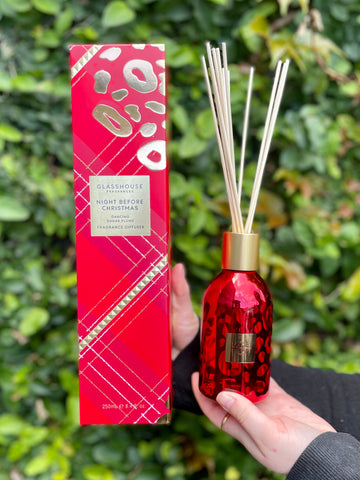 Glasshouse Night Before Christmas 250ml Diffuser-Local NZ Florist -The Wild Rose | Nationwide delivery, Free for orders over $100 | Flower Delivery Auckland