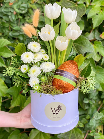 Easter Egg Hunt Hat Box-Local NZ Florist -The Wild Rose | Nationwide delivery, Free for orders over $100 | Flower Delivery Auckland