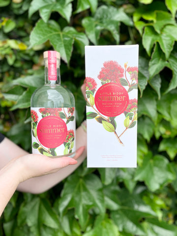 Little Biddy Summer Gin 700ml - Pohutukawa-Local NZ Florist -The Wild Rose | Nationwide delivery, Free for orders over $100 | Flower Delivery Auckland